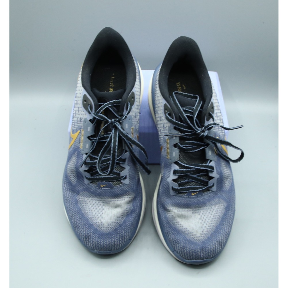 Nike Vomero 17 Blue Gold Road Running Shoes FB8502-400 Womens 7.5
